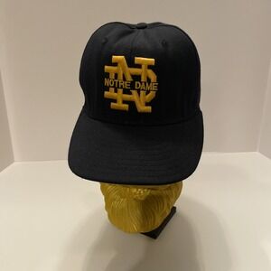 Vintage‎ Notre Dame Fighting Irish Pro Line Hat Cap Fitted 7 Made in USA